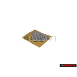 VW Original INDIVIDUAL Lado Rotulo Insignia Emblema Cromo - 1K0853688 739