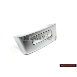 VW Original GTI Volante Rotulo Insignia Emblema Aluminio - 1K0419685A 44U