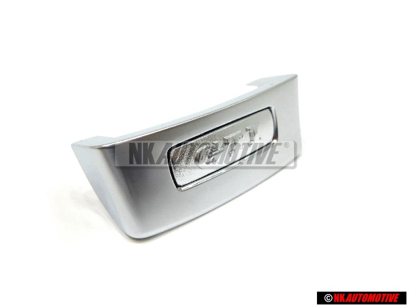 VW Original GTI Volante Rotulo Insignia Emblema Aluminio - 1K0419685A 44U