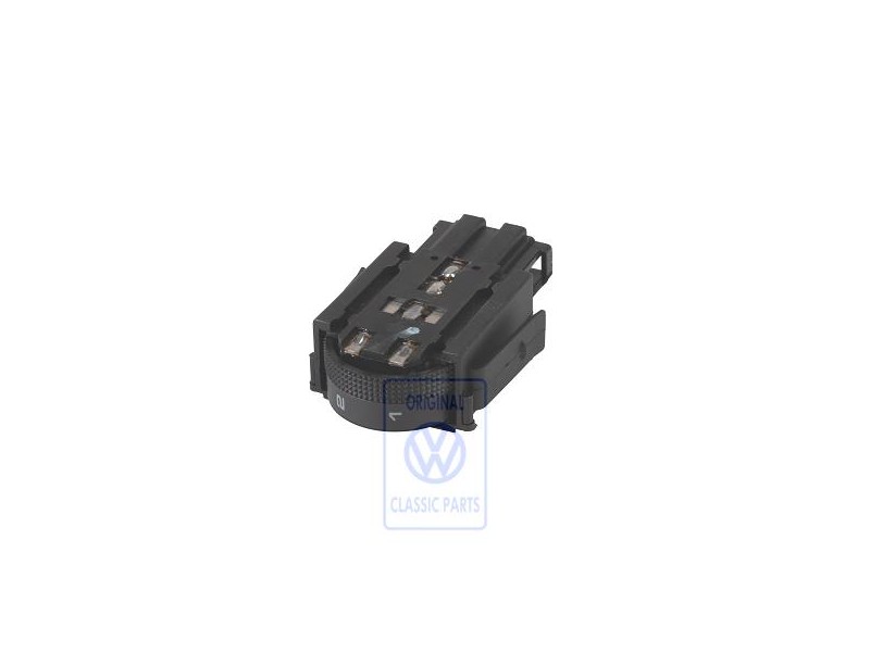 VW Original Interruptor Para Regulacion De Alcance De Luces - 1H6941333C