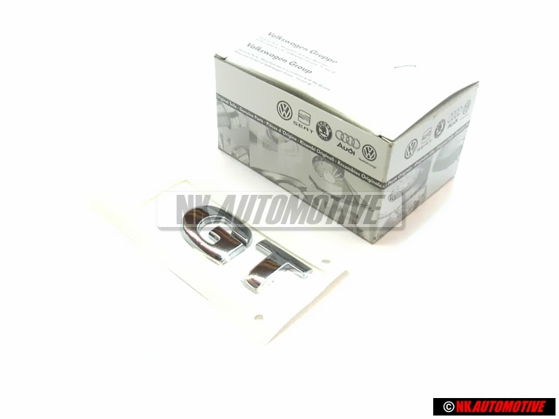 VW Original GT Trasero Rotulo Insignia Emblema Cromo - 6Q0853675C 739