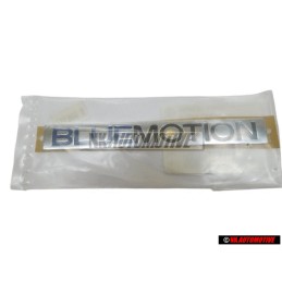 VW Original BLUE MOTION Trasero Rotulo Insignia Emblema Cromo - 6Q0853675R WWS