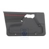 VW Original Revestimiento Puerta (Tela) Negro/Rojo - 1H4867011BKENB