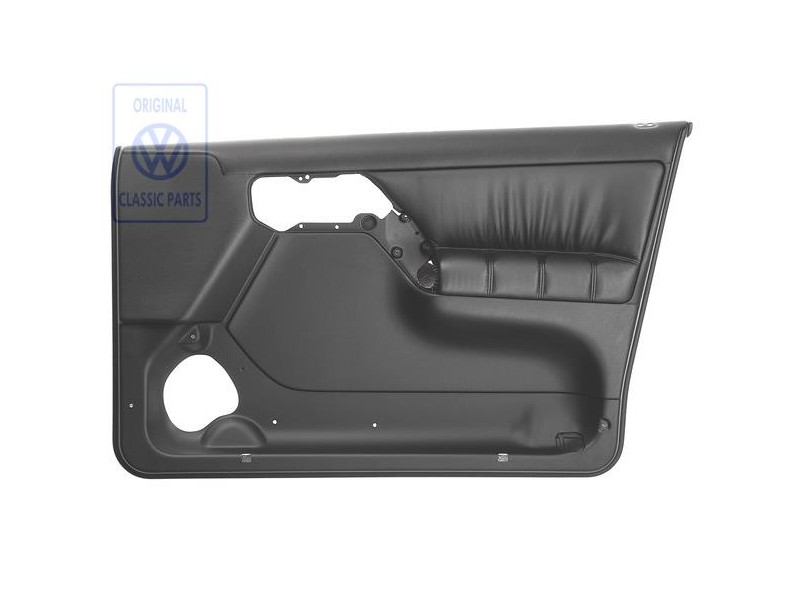 VW Original Revestimiento Puerta (Cuero/Cuero Sintetico) Negro - 1H4867012BGCNN