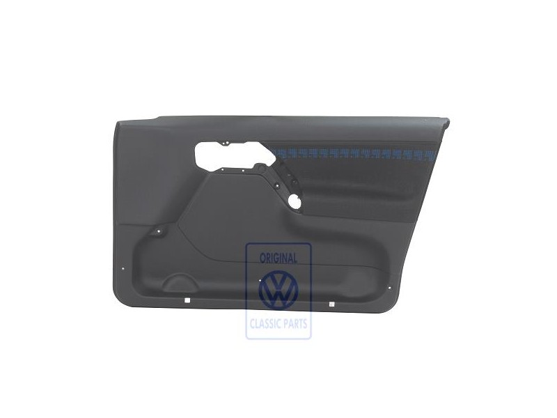 VW Original Revestimiento Puerta (Tela) Negro/Azul - 1H4867012BHDYQ