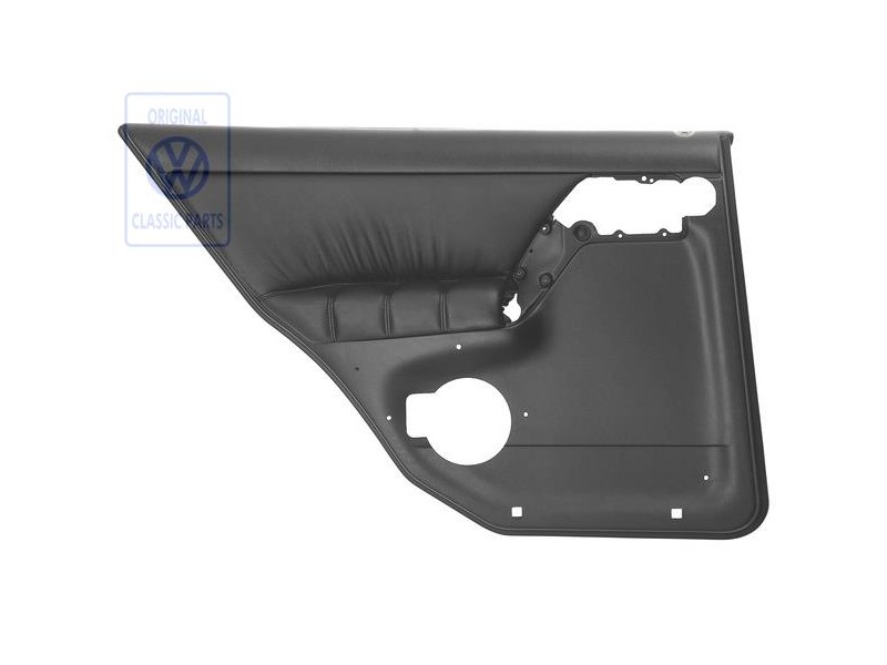 VW Original Revestimiento Puerta (Cuero/Cuero Sintetico) Negro - 1H4867211CKCNN