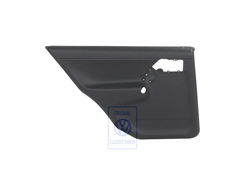 VW Original Panel Puerta (Cuero Sintetico) Negro - 1H4867211CSA35