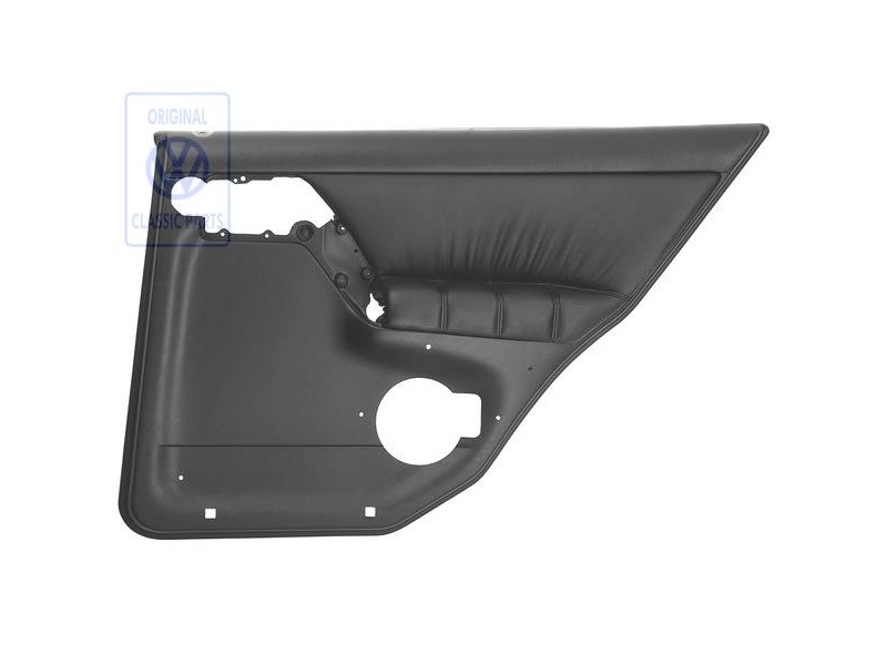 VW Original Revestimiento Puerta (Cuero/Cuero Sintetico) Negro - 1H4867212CJCNN