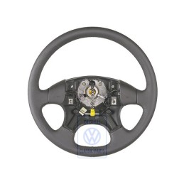 VW Original Volante Direccion (Cuero) Negro - 1H0419091AD1BX