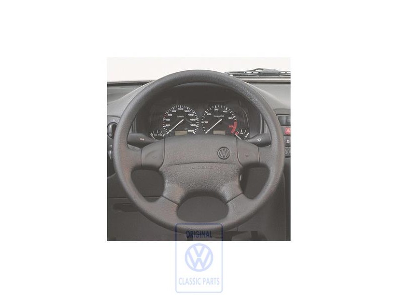 VW Original Volante Direccion Negro Satinado - 1H0419091AQ01C