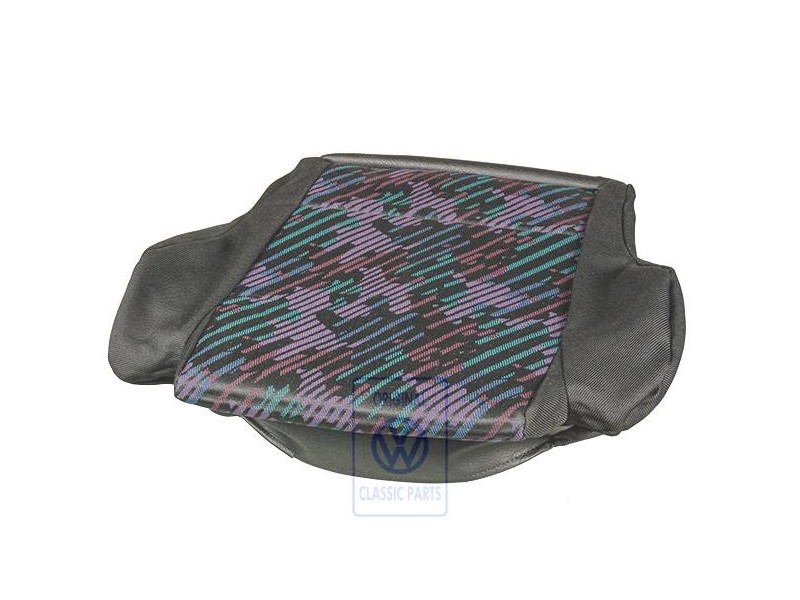 VW Original Tapizado Asiento (Tejido/Cuero Artificial) Negro - 1H0881405CFDSW