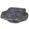VW Original Tapizado Asiento (Tejido/Cuero Artificial) Negro - 1H0881405CFDSW