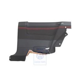 VW Original Revestimiento Lateral (Tela) Negro/Rojo - 1H3867044BJDYF