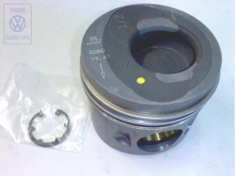 VW Original Piston Completo Azul - 028107065L 001