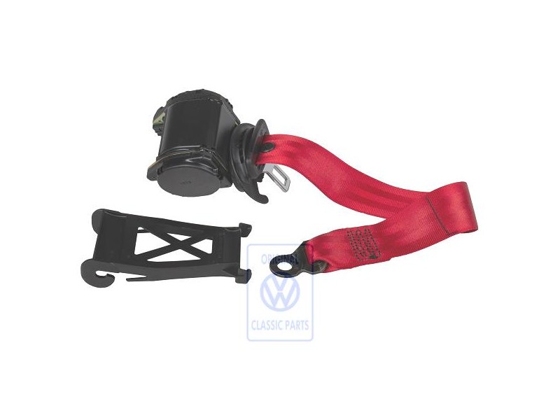 VW Original Cinturon Segur. Tres Puntos Rojo Flash - 1H4857805A 1NQ