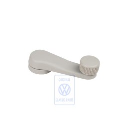 VW Original Manivela Ventanilla Gris Guijarro - 1H0837581D Y01