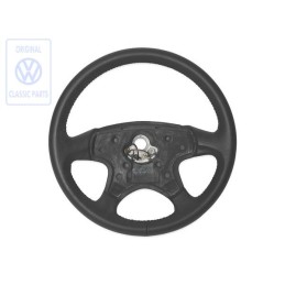 VW Original Volante Deportivo (Cuero) Negro - 1H0419091D 1BX