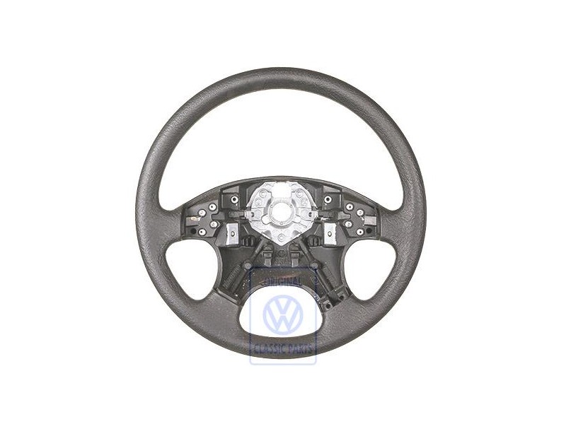 VW Original Volante Direccion Negro Satinado - 1H0419655G 01C