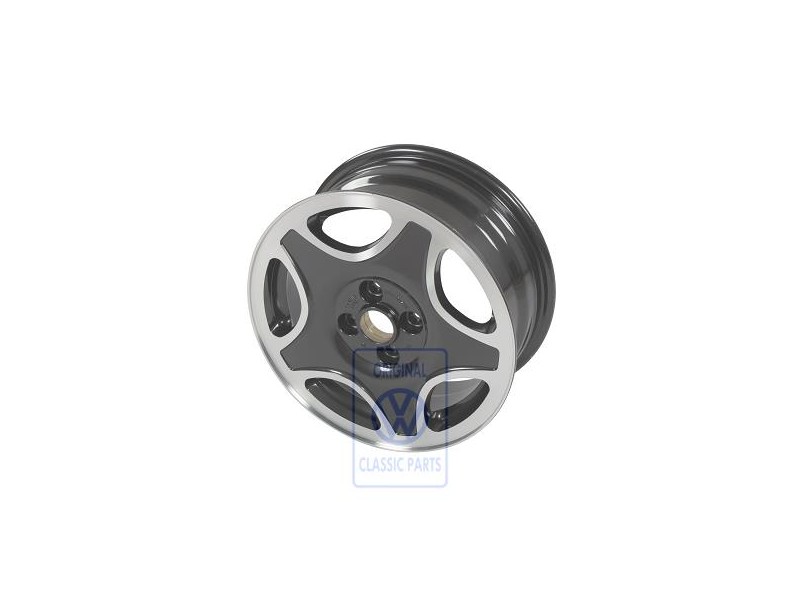 VW Original Llanta De Aluminio Gris Dolomita Metalizado - 1H0601025E V7U