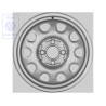 VW Original Llanta De Acero Color Cromo - 1H0601025P 091