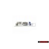 VW Original FSI Trasero Rotulo Insignia Emblema Cromo Azul - 6E0853675B HCE