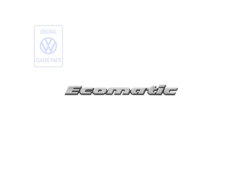 VW Original Rotulo Cromo - 1H6853675E Z10