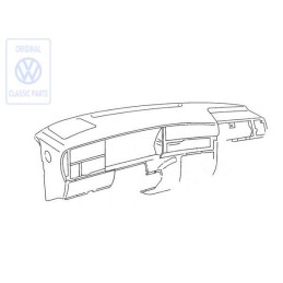 VW Original Tablero Instrumentos, Acolchad Azul Mauricio - 1H6857003Q H45