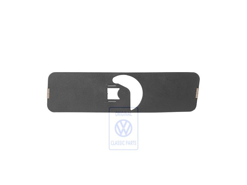 VW Original Franja Cubierta Negro Satinado - 1H0868311 B41