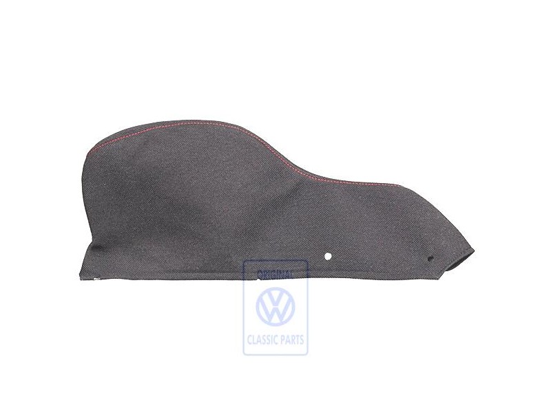 VW Original Tapizado Asiento (Tejido) Negro/Rojo - 1H0881401 EQL