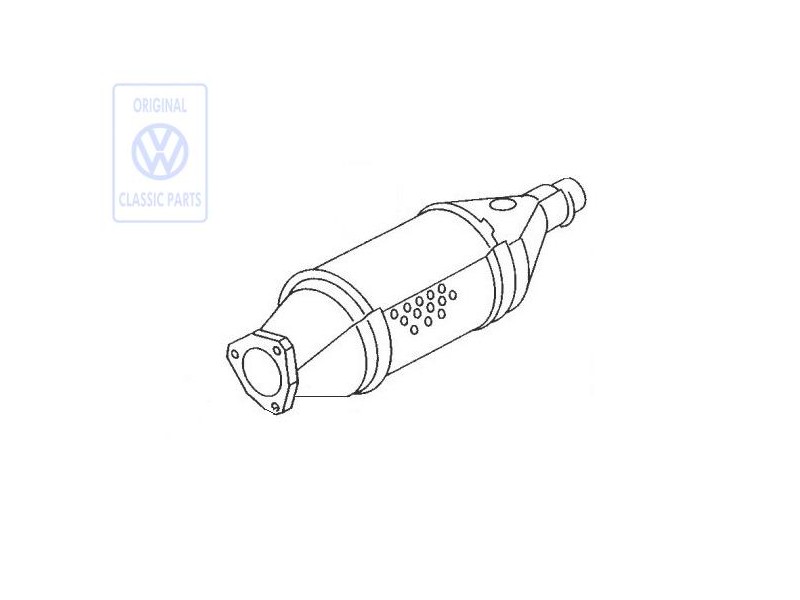 VW Original Catalizador - 1H0131701NX