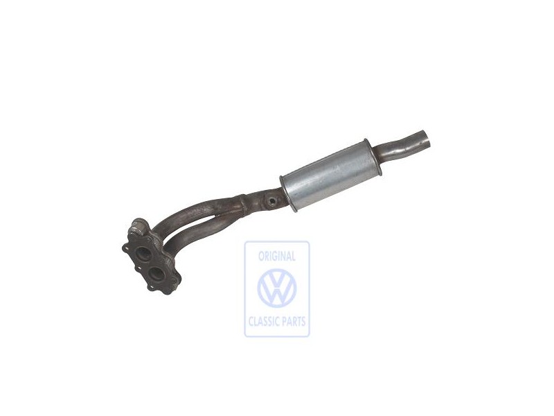 VW Original Tubo De Escape Con Silenciador Previo - 1H1253208AJ