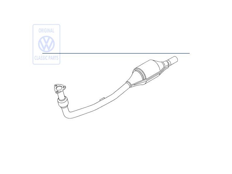 VW Original Catalizador - 6N0131701HX