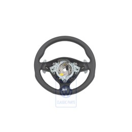 VW Original Volante Deportivo (Cuero) Negro/Gris Cristal - 1J0419091DMQHS