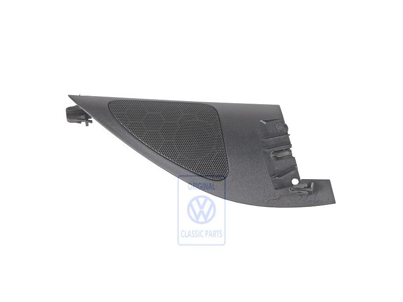 VW Original Embellecedor Con Altavoz Negro Satinado - 1J0837974AD01C