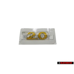 VW Original 2.0 Trasero Rotulo Insignia Emblema Yellow - 1J0853675ADPVQ
