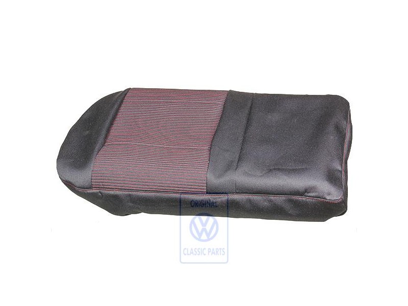 VW Original Tapizado Asiento Tejido Negro/Rojo - 1J0885406CFNPH