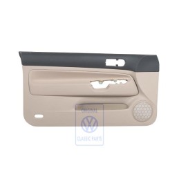 VW Original Revestimiento Puerta (Tela) Negro/Beige Claro - 1J3867011BQHRR