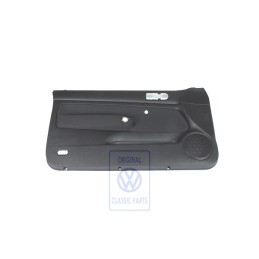 VW Original Revestimiento Puerta (Tela) Negro/Negro - 1J3867011BSRAN