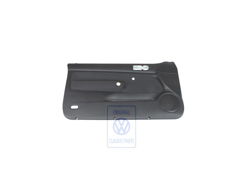 VW Original Revestimiento Puerta (Tela) Negro/Negro - 1J3867011BSRAN