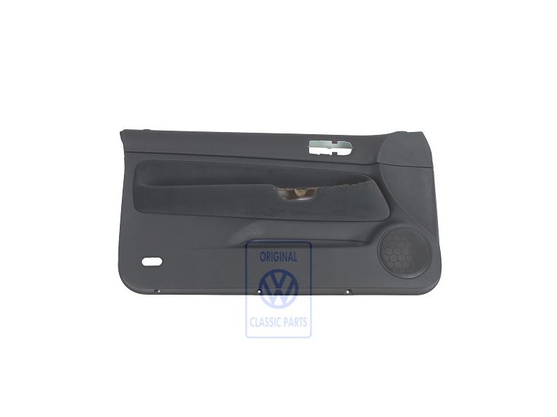 VW Original Revestimiento Puerta Tela Negro - 1J3867011CBPDG