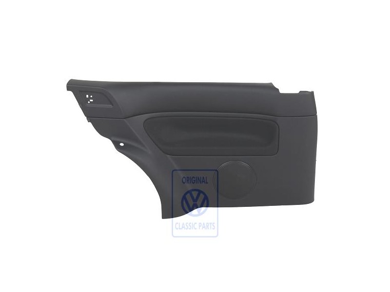 VW Original Revestimiento Lateral (Tela) Negro/Negro - 1J3867043CFHRP