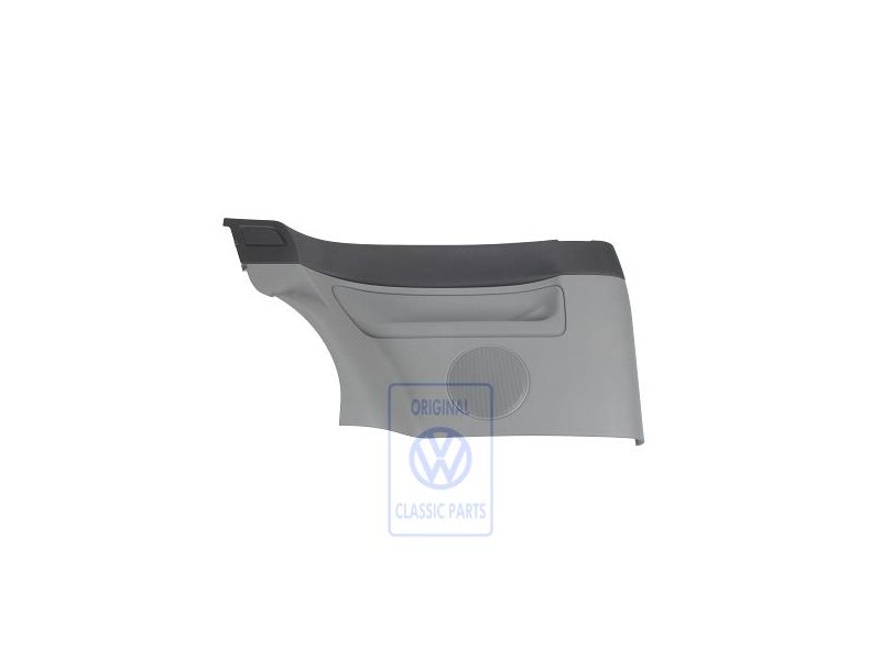 VW Original Revestimiento Lateral (Tela) Negro/Gris Franela - 1J3867043CFHRQ