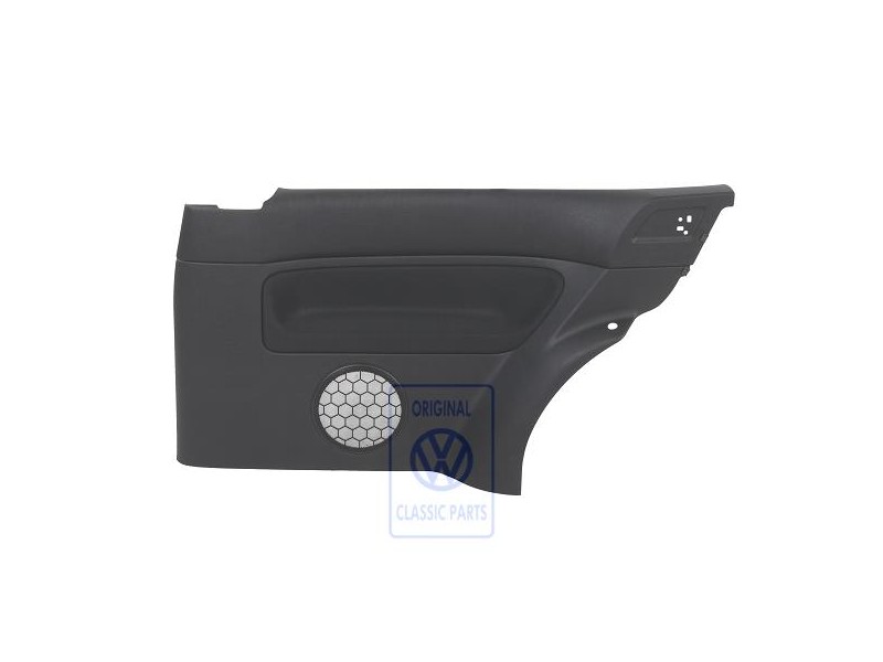 VW Original Revestimiento Lateral (Tela) Negro/Negro - 1J3867044BRRAN