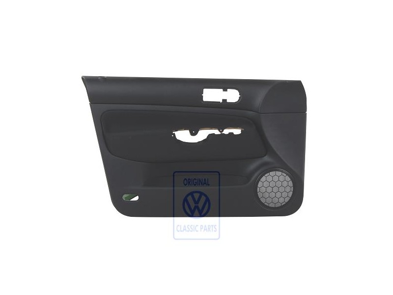 VW Original Revestimiento Puerta (Tela) Negro/Negro - 1J4867011CKJGJ