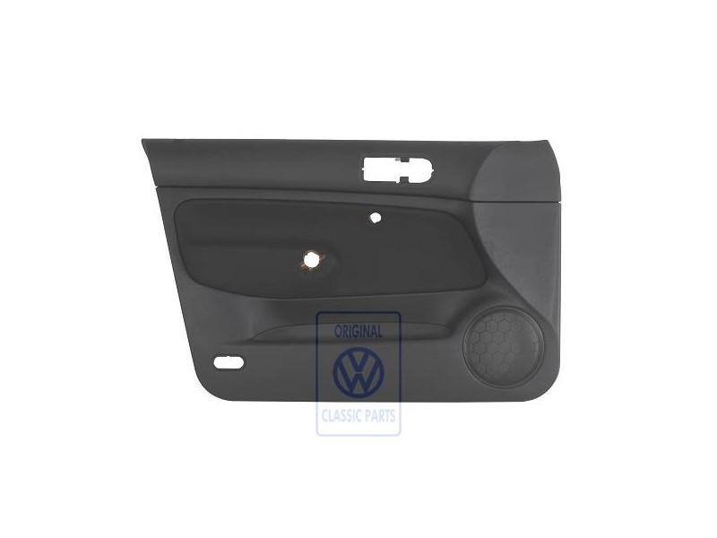 VW Original Revestimiento Puerta (Tela) Negro/Negro - 1J4867011CNHRP