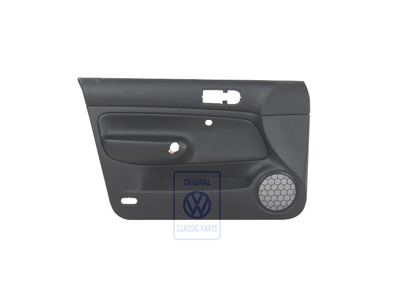 VW Original Panel De Puerta (Cuero) Negro/Negro - 1J4867011GLLKU