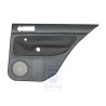 VW Original Revestimiento Puerta (Tela) Negro/Negro - 1J6867212ADHRP