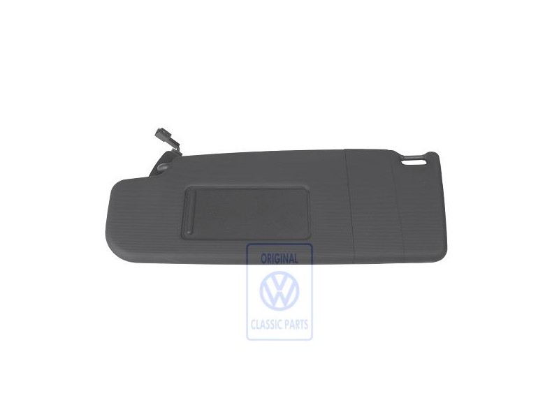 VW Original Parasol Con Espejo Y Cubierta Negro - 3B0857551AM3H8
