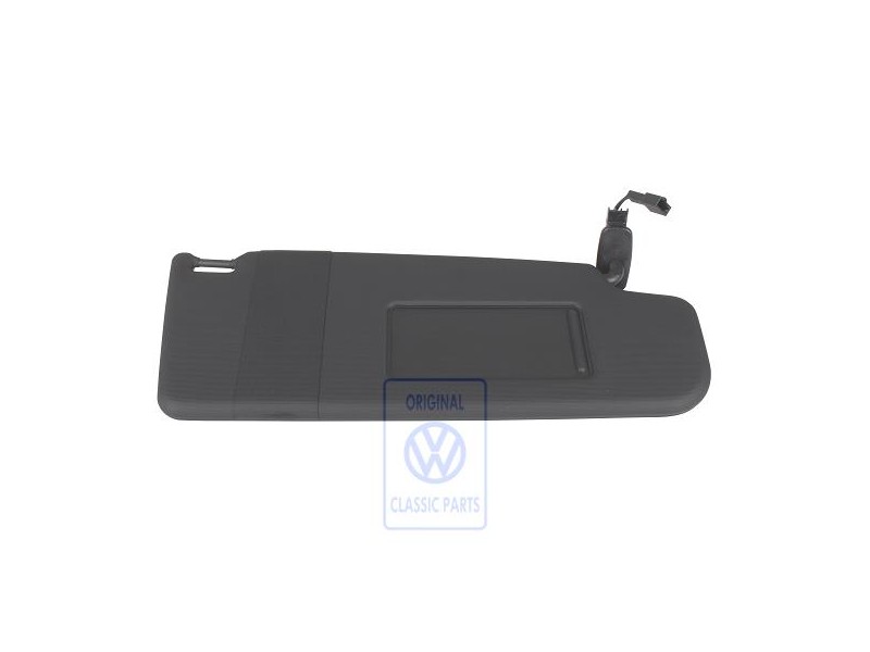 VW Original Parasol Con Espejo Y Cubierta Negro - 3B0857552AK3H8