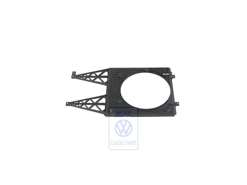 VW Original Anillo Ventilador Negro Satinado - 1J0121207L B41